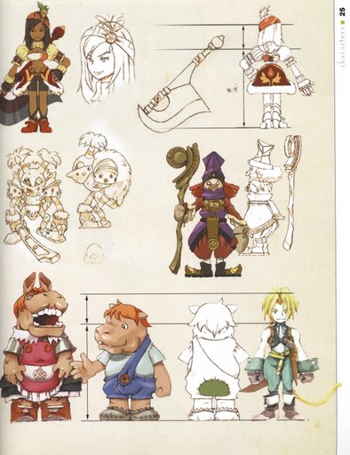 Final Fantasy IX - [Artbook] Final Fantasy IX Character Book